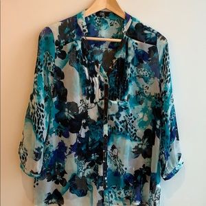 🌸Jacob Blue Floral Blouse
